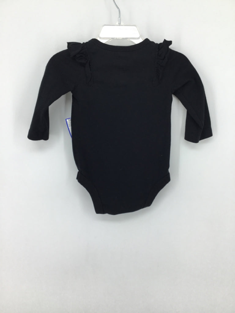 Cat & Dogma Child Size 3-6 Months Black Onesie