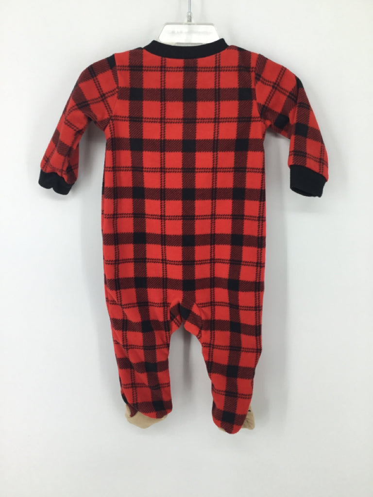 Carter's Child Size 6 Months Red Sleepers