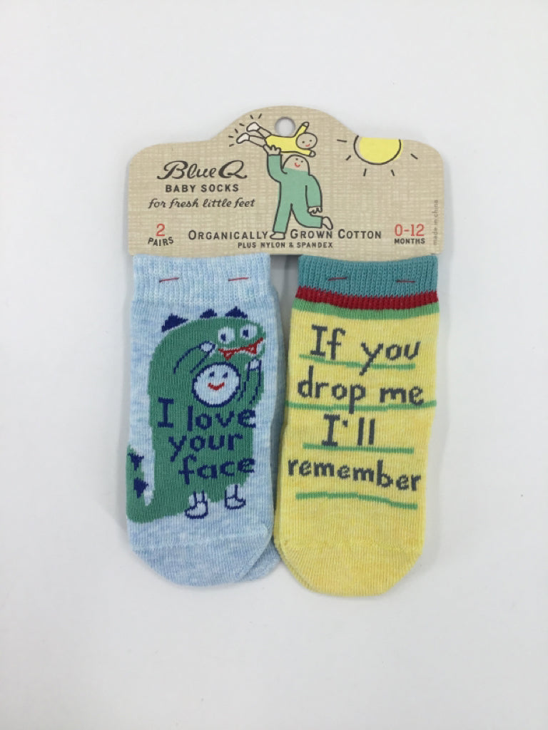 Blue Q Baby Socks - 2 pair - 0-12 months