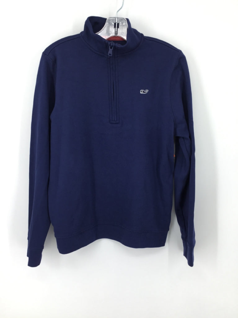 vineyard vines Child Size 12 Blue Solid Shirt - boys