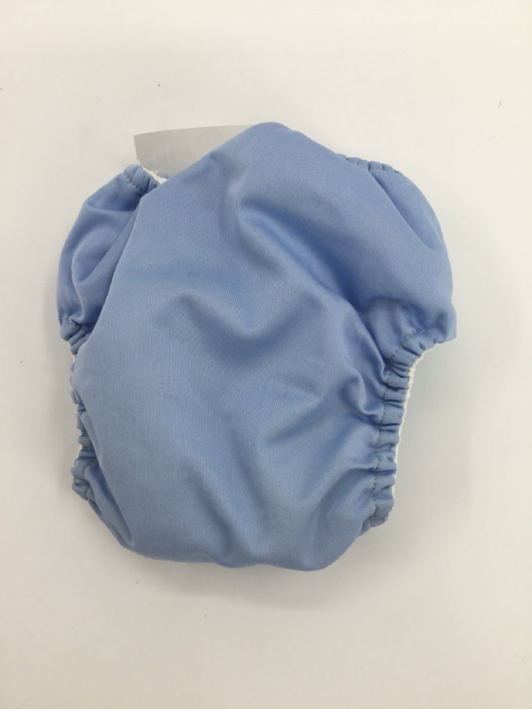 Bum Genius Child Size One Size Blue Solid Pocket Cloth Diaper
