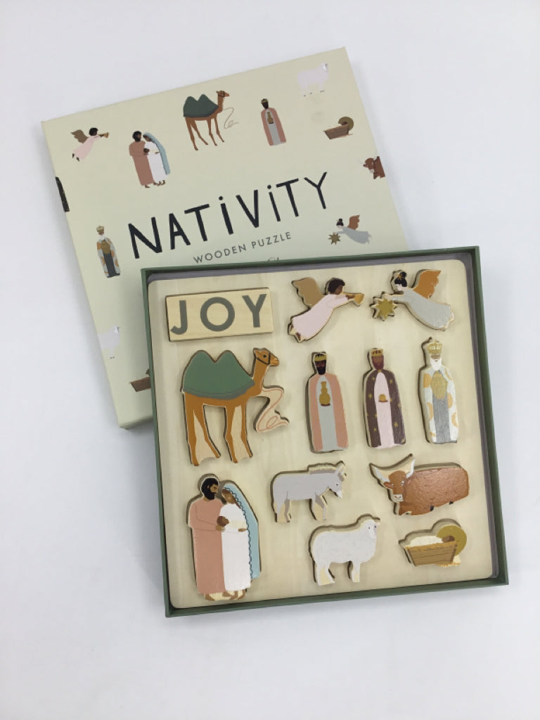 Be a Heart Nativity Wooden Nativity Puzzle