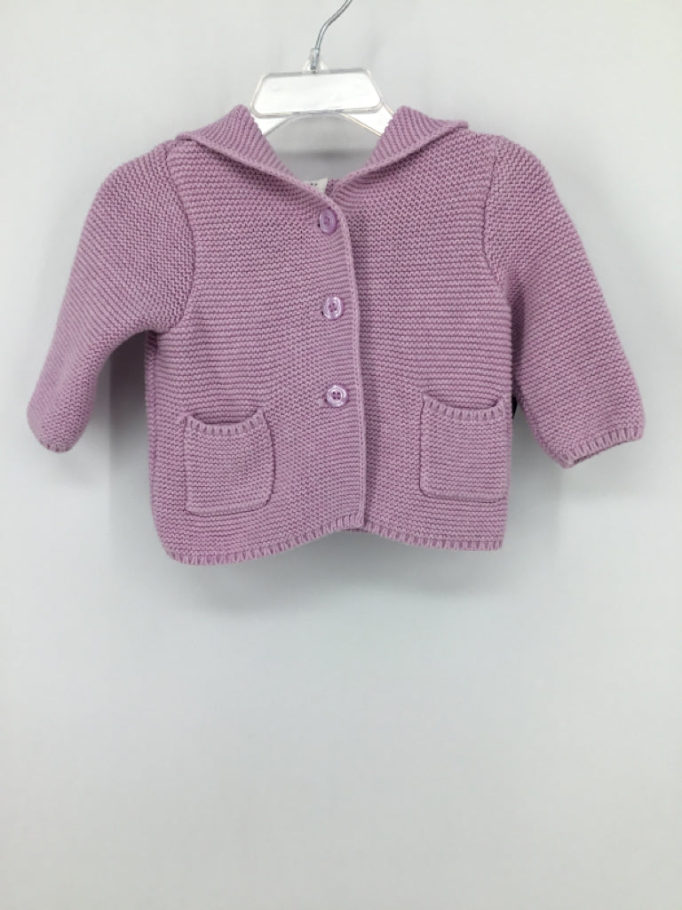 Baby Gap Child Size 3-6 Months Purple Sweater - girls