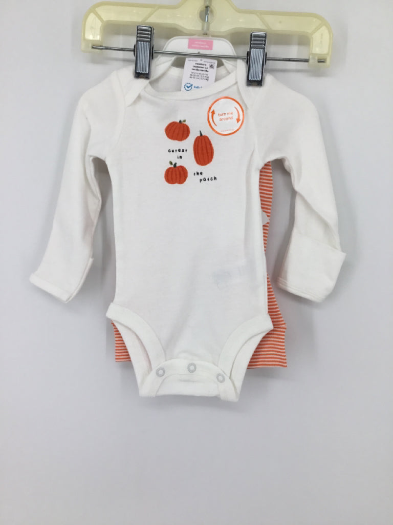 Just One You Made by Carters Child Size Newborn Orange Halloween Outfit