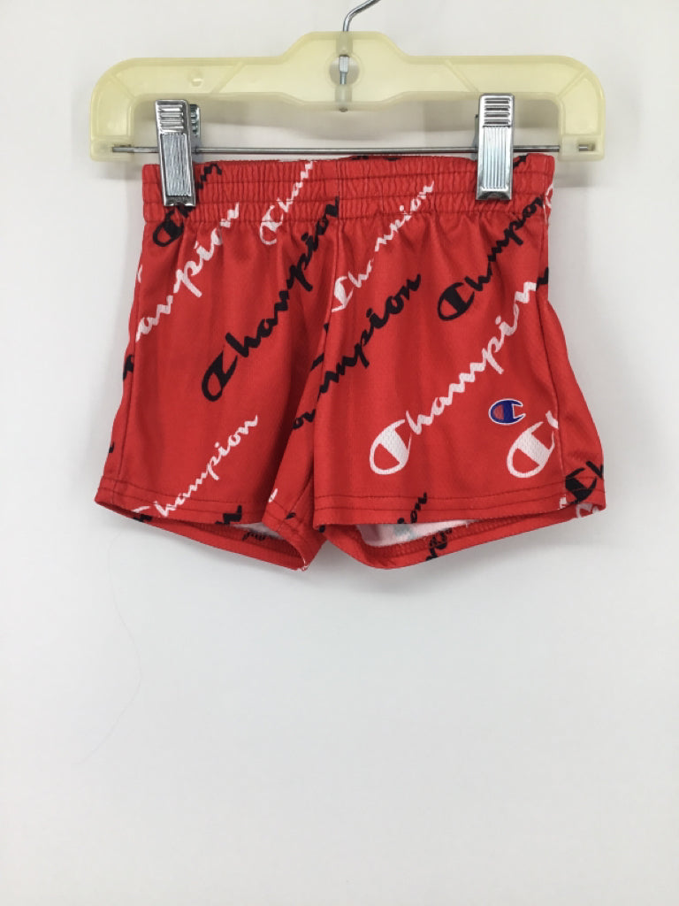 Champion Child Size 6-9 Months Red Print Shorts - boys