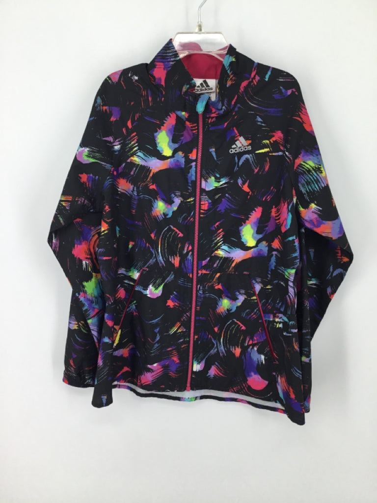 Adidas Child Size 7 Black Jacket - girls