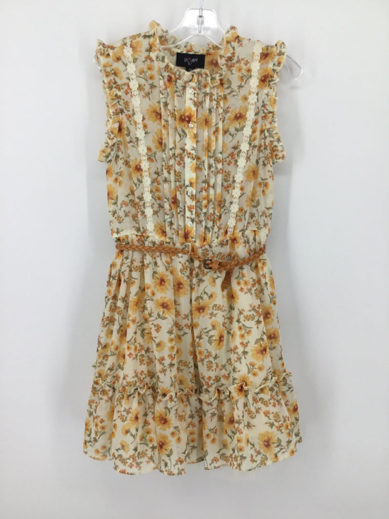 i.n. girl Child Size 12 Yellow Dress - girls