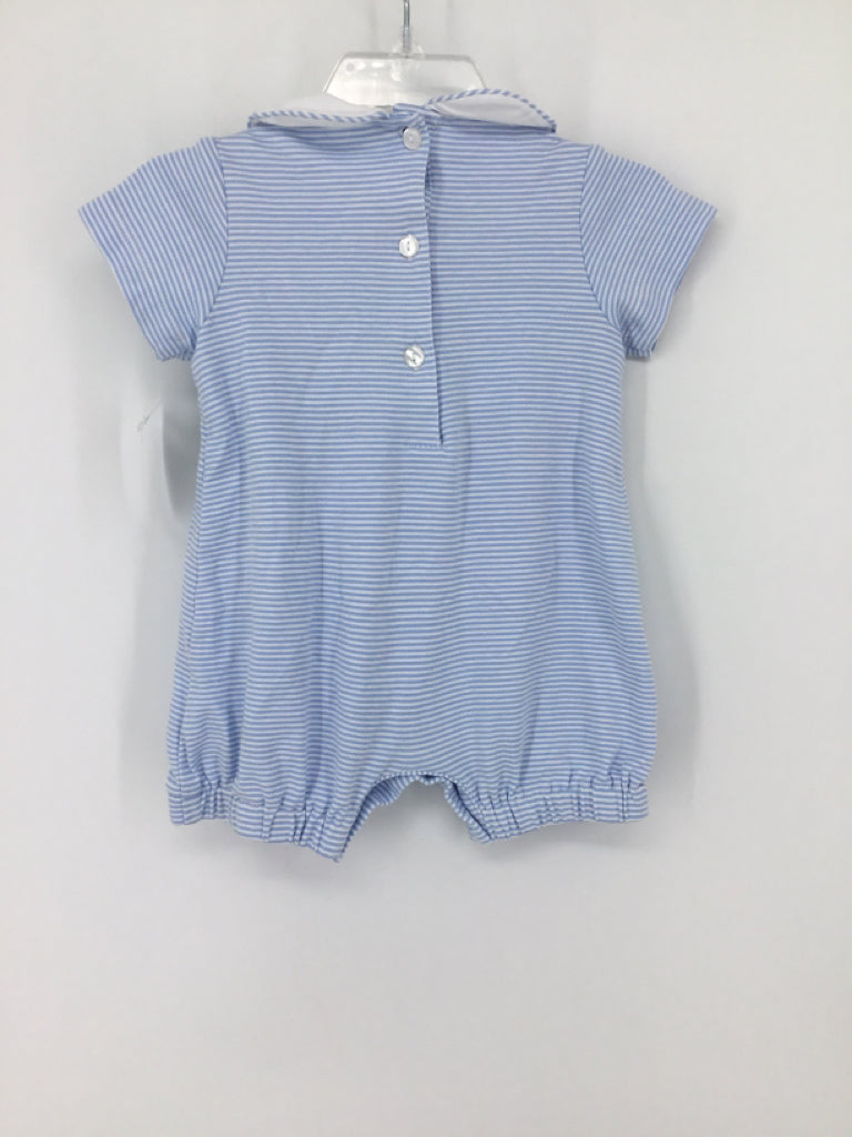 Petit Bebe Child Size 9 Months Blue Thanksgiving Outfit