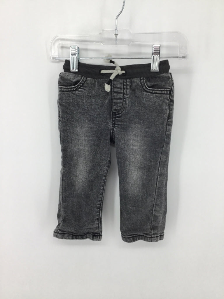 jumping beans Child Size 12 Months Black Solid Jeans - boys