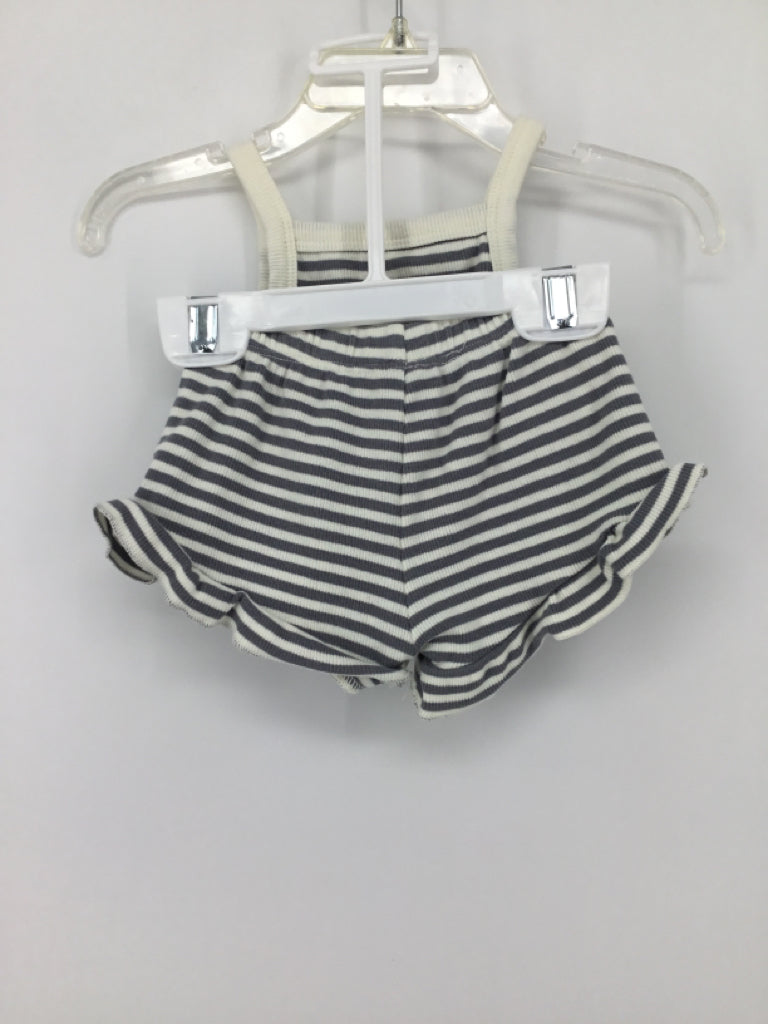 Quincy Mae Child Size 0-3 Months Gray Outfit - girls