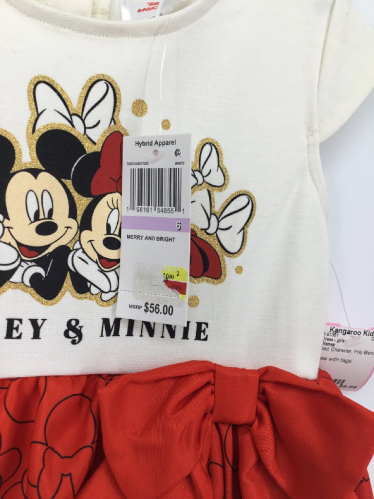 Disney Child Size 6 Red Dress - girls