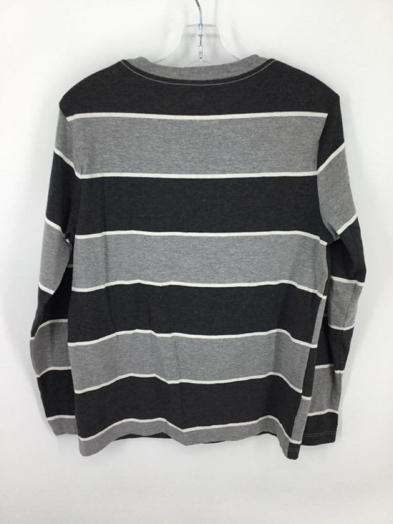 Old Navy Child Size 10 Gray Stripe T-shirt - boys