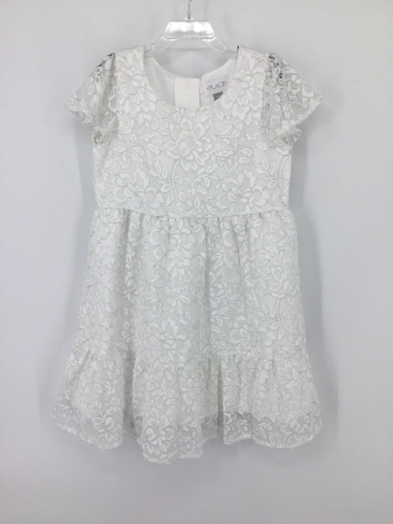 Childrens Place Child Size 7 White Dress - girls