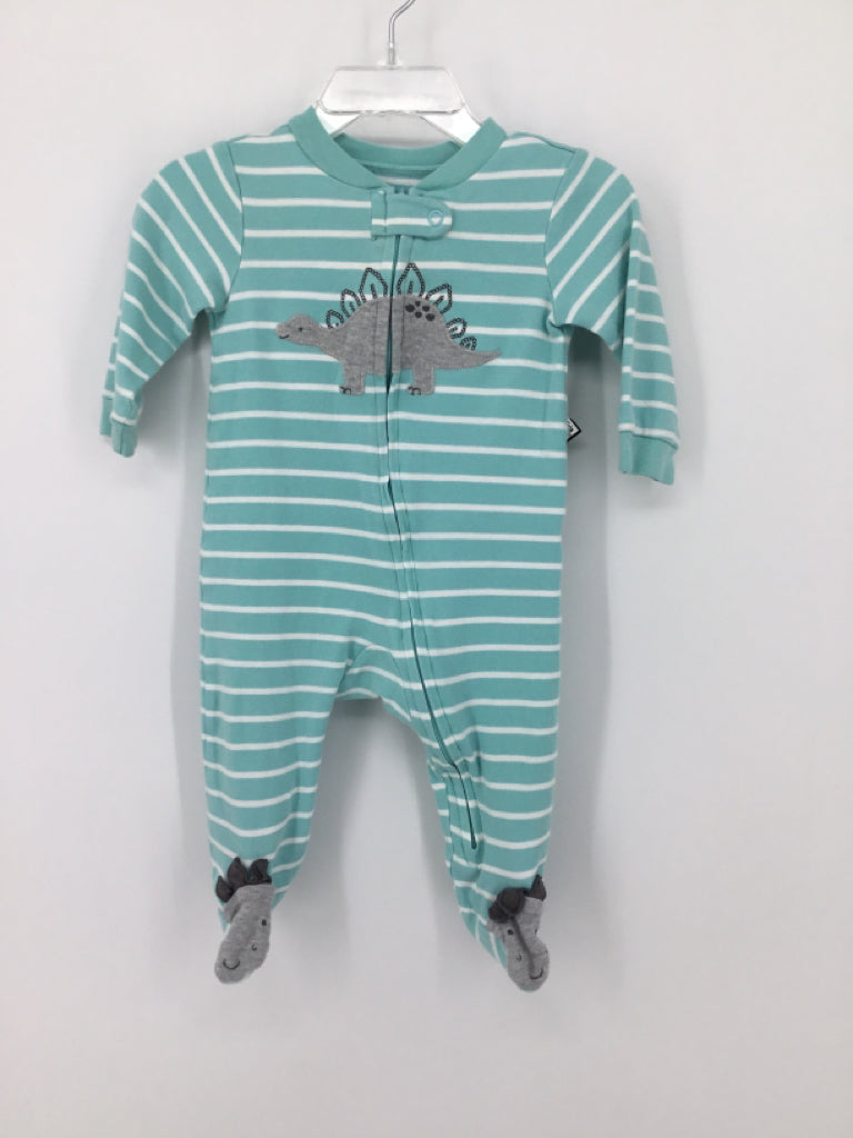Just One You Made by Carters Child Size 6 Months Blue Sleepers