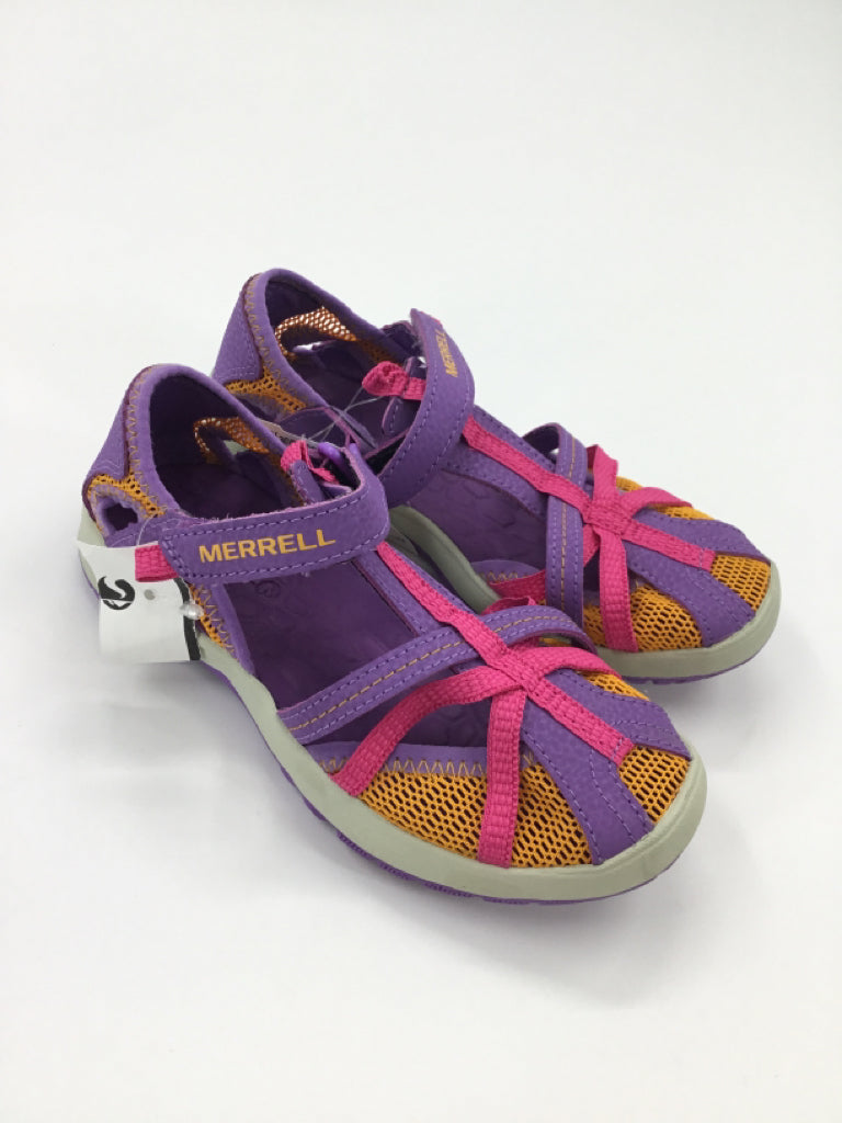 Merrell Child Size 13 Purple Sandals/Flip Flops