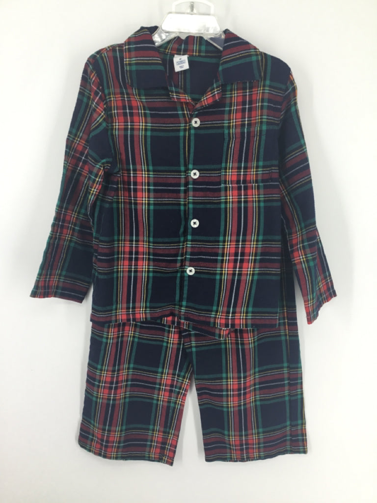 Old Navy Child Size 4 Multi-Color Plaid Pajamas - boys
