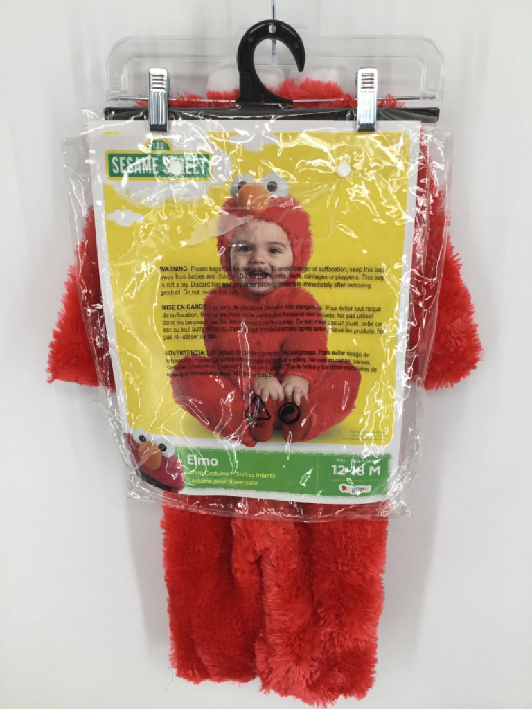 Sesame Street Child Size 12-18 Months Red Elmo Halloween Costume