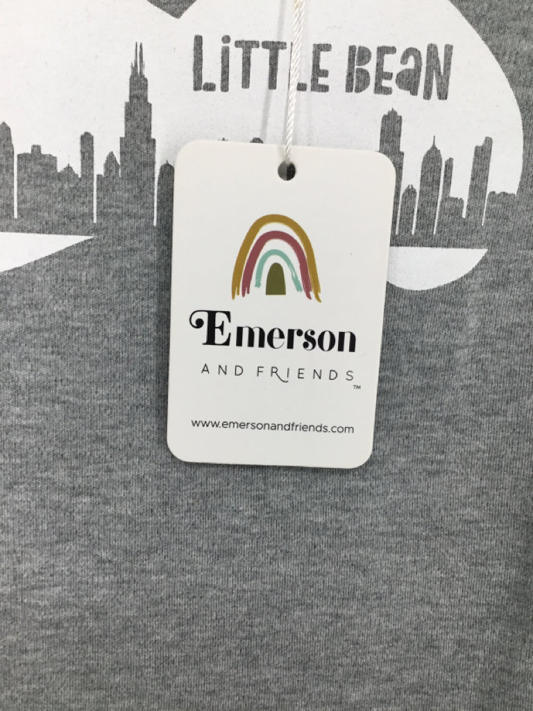 Emerson & Friends Child Size 3-6 Months Gray Onesie