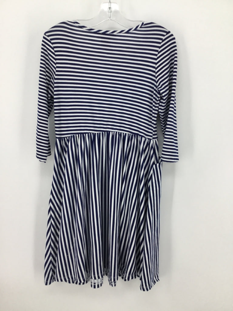 Emma & Elsa Child Size 12 Navy Dress - girls