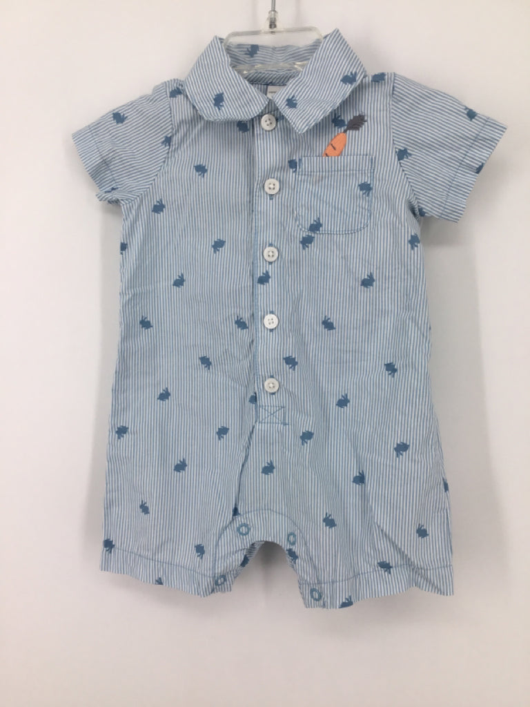 Just One Year made by Carter's Child Size 6 Months Blue Easter Outfit
