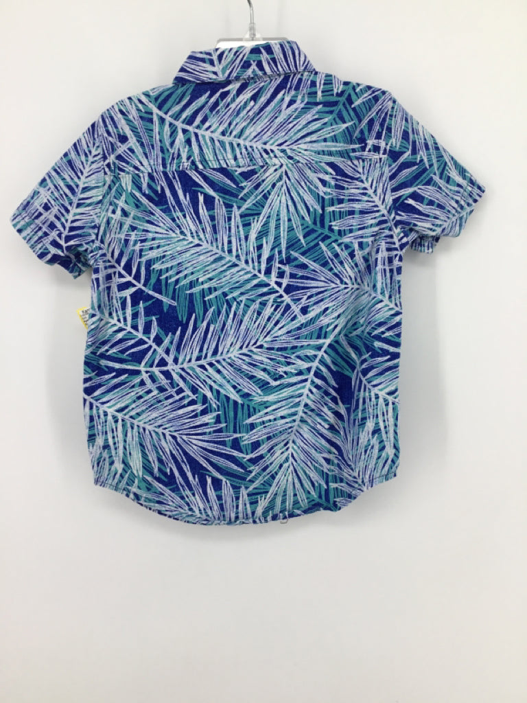 Gymboree Child Size 4 Blue Tropical Shirt - boys