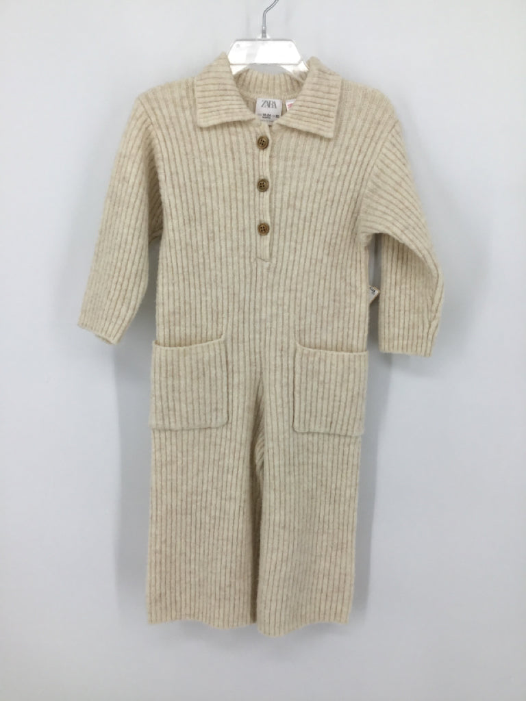 Zara Child Size 18 Cream Outfit - girls