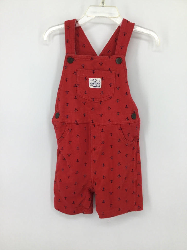 Carter's Child Size 24 Months Red Nautical Pants - boys