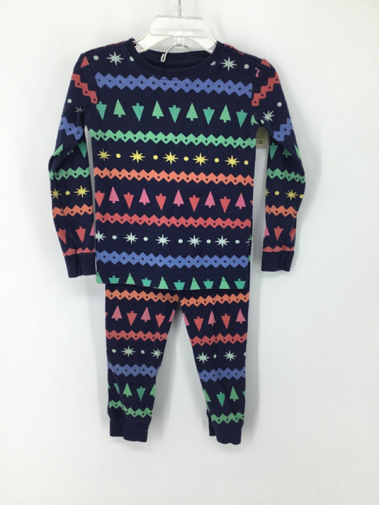 primary Child Size 4 Blue Christmas Pajamas