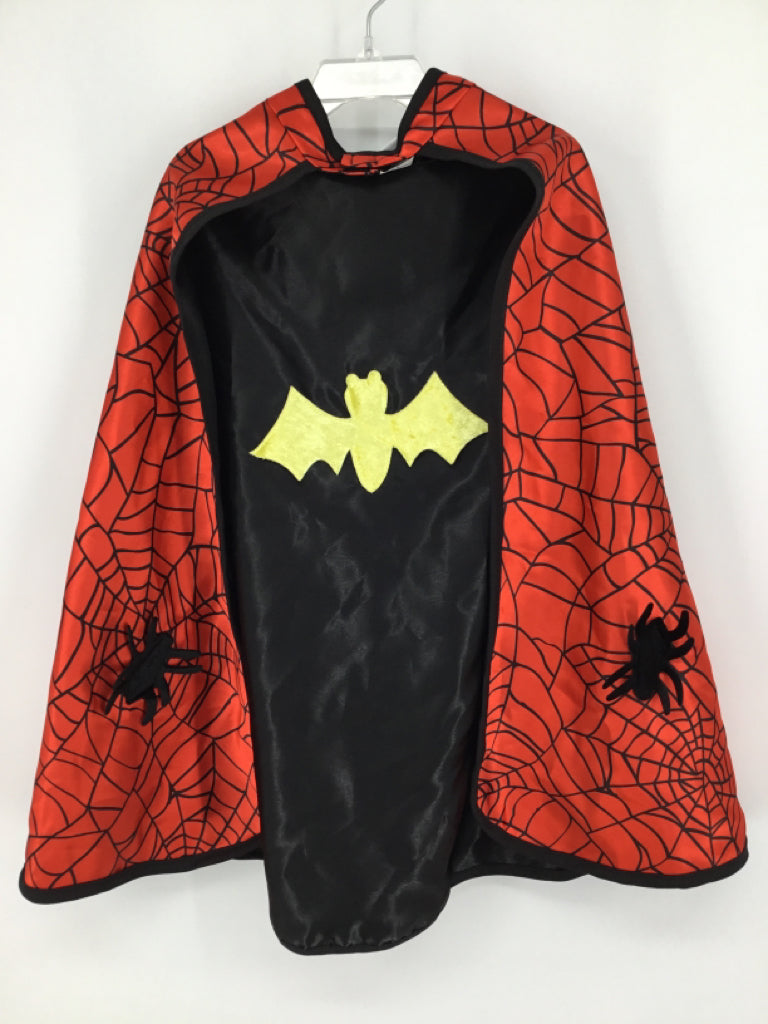Great Pretenders Child Size 4 Red Halloween Cape & Mask