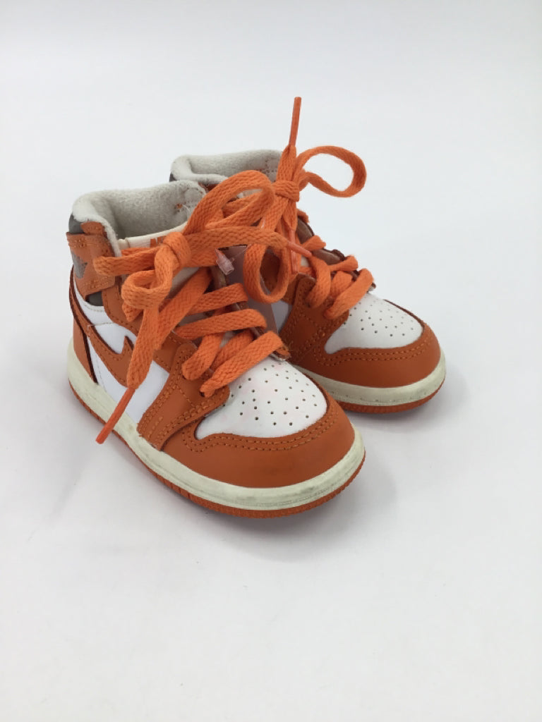 Air Jordan Child Size 5 Toddler Orange Sneakers