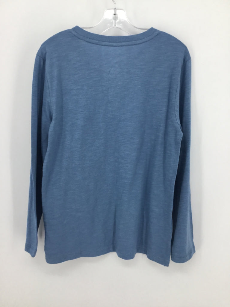 Sonoma Child Size 10 Blue Solid Shirt - boys