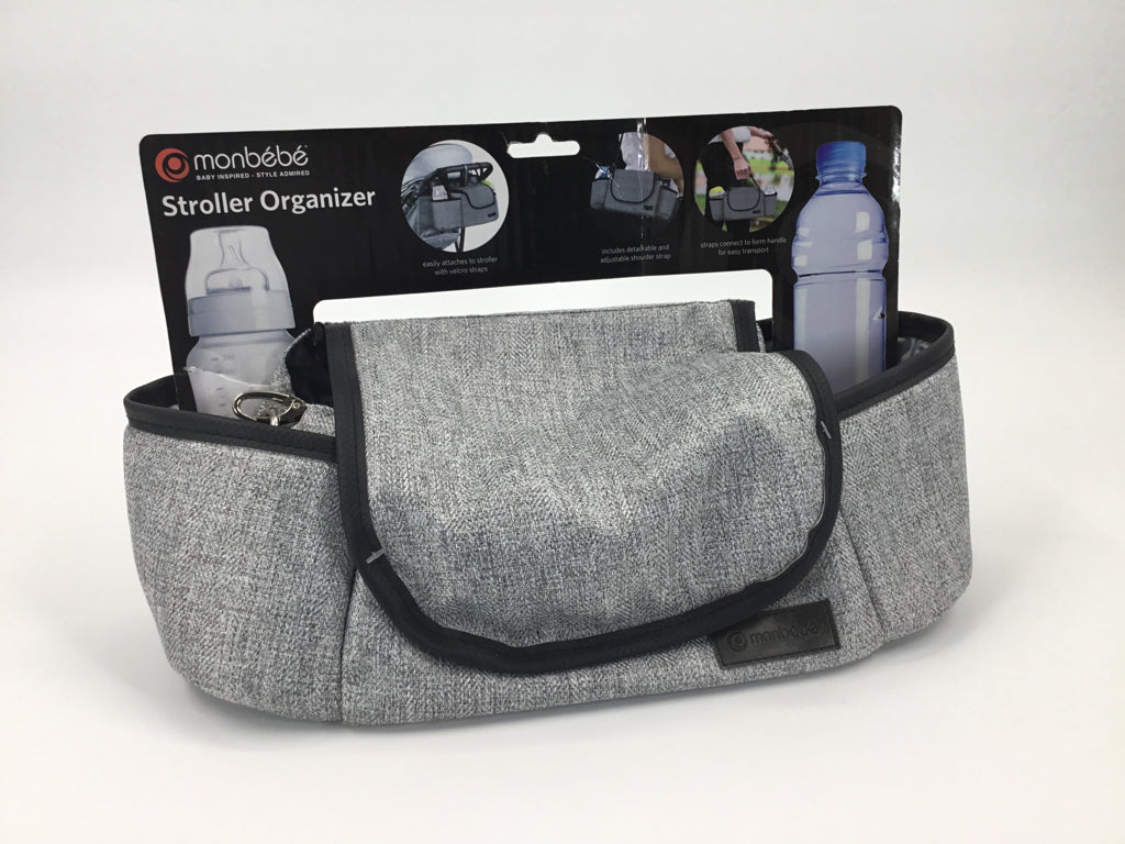 Mon Bebe Soho Gray Stroller Organizer