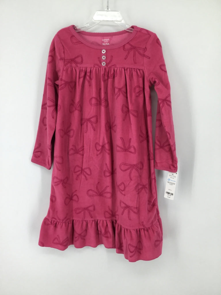 Carter's Child Size 5 Pink Pajamas - girls