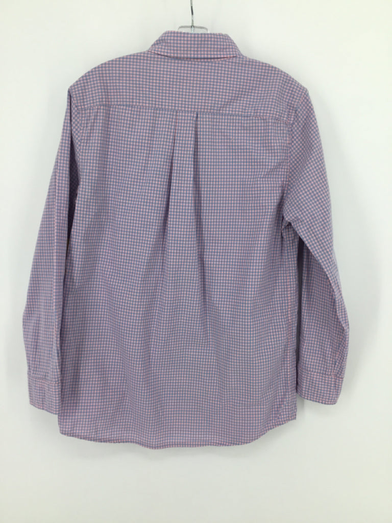 vineyard vines Child Size 12 Blue Gingham Shirt - boys