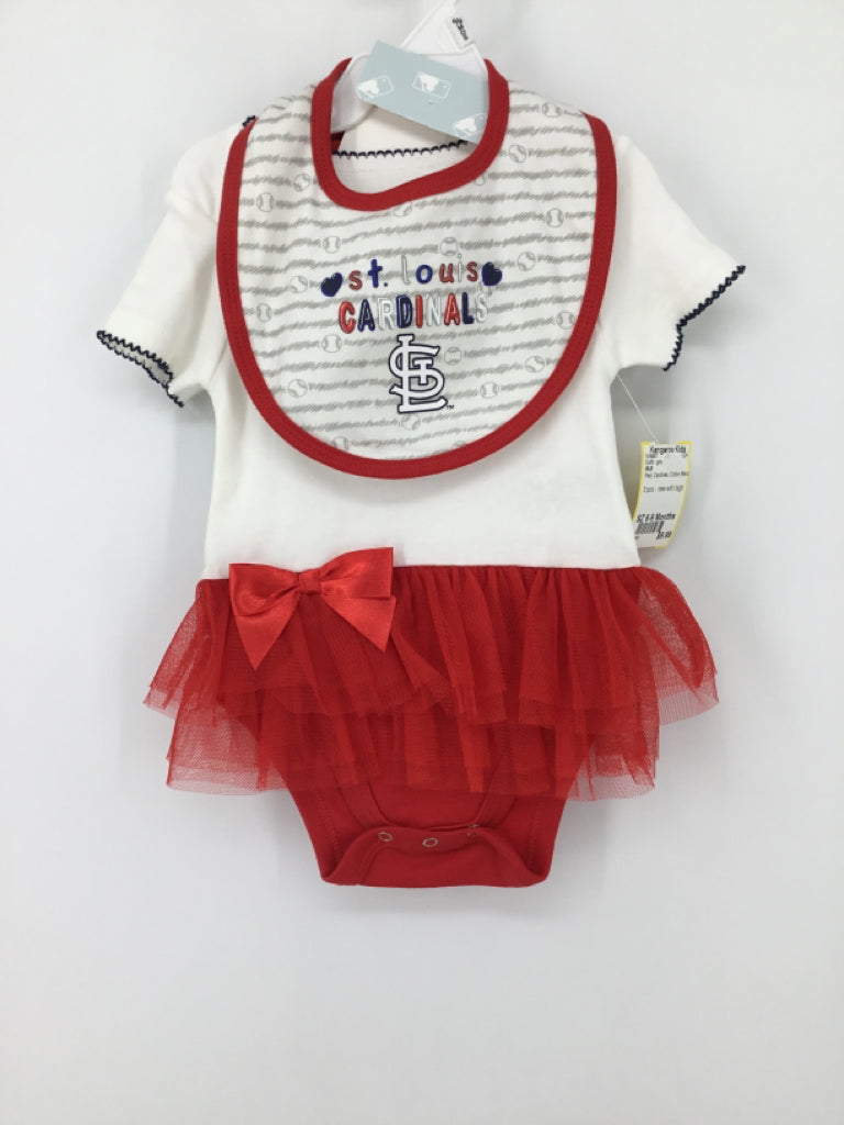 MLB Child Size 6-9 Months Red Outfit - girls
