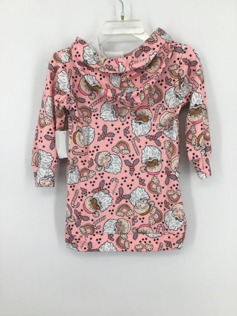 brandless Child Size 12 Months Pink Christmas Shirt