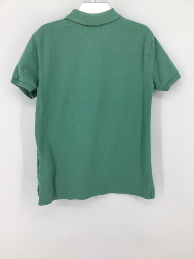 Ralph Lauren Child Size 6 Green Solid Shirt - boys