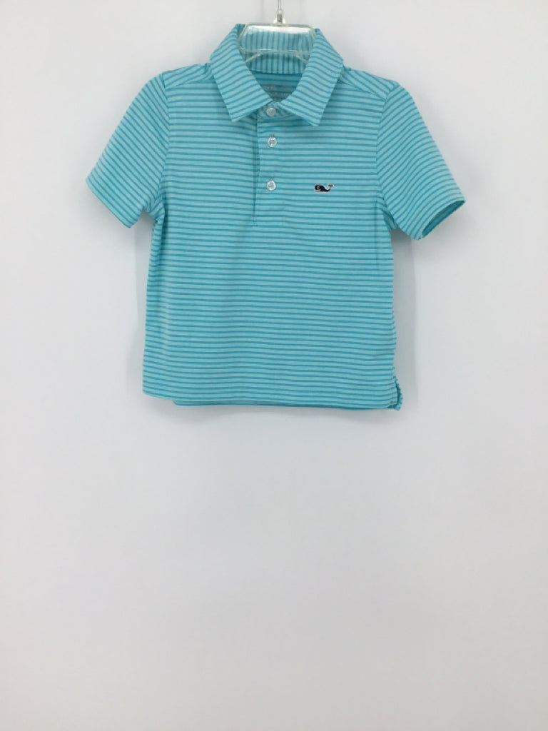 vineyard vines Child Size 3 Blue Stripe Shirt - boys