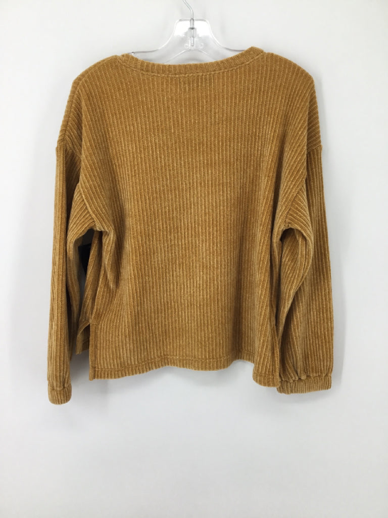 Old Navy Child Size 8 Gold Sweater - girls