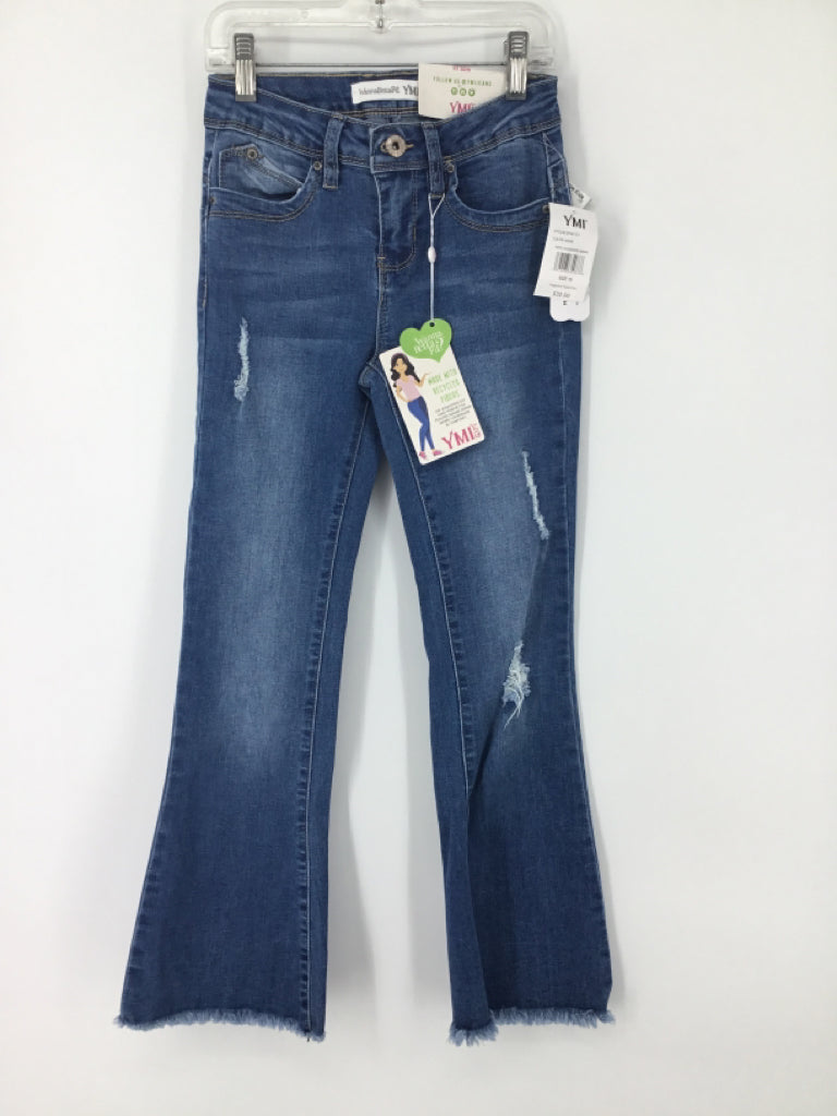 YMI Girl Child Size 10 Blue Jeans - girls