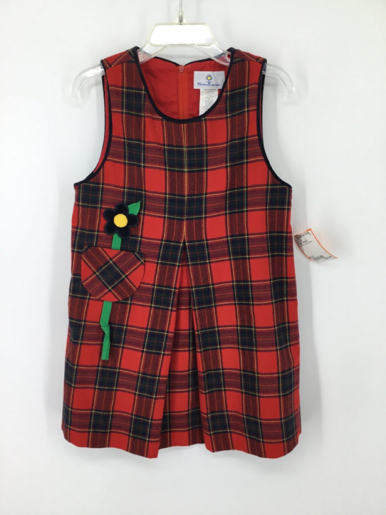 Florence Eiseman Child Size 4 Red Dress - girls