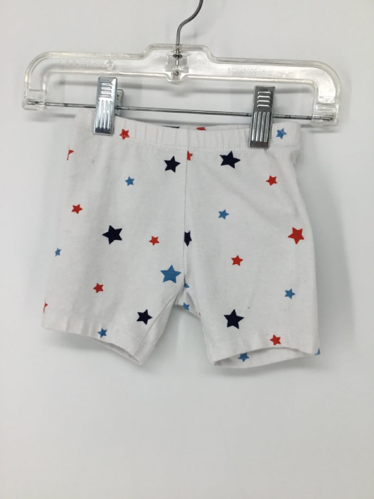 Old Navy Child Size 3 Months White Stars & Stripes Shorts