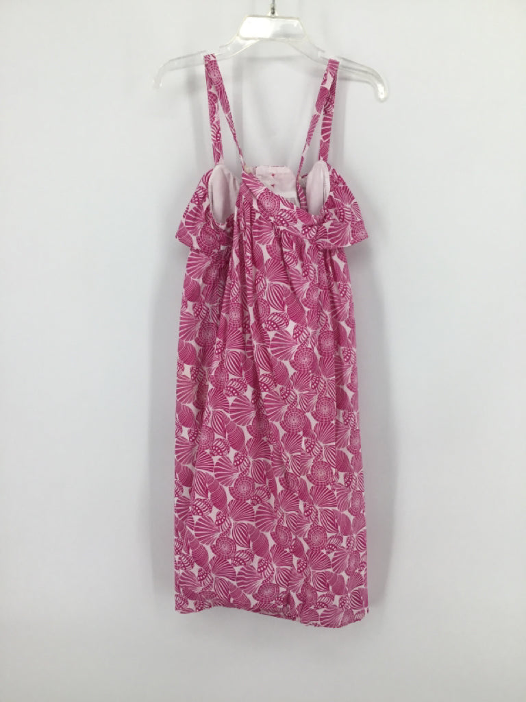 Lands' End Child Size 7 Pink Dress - girls