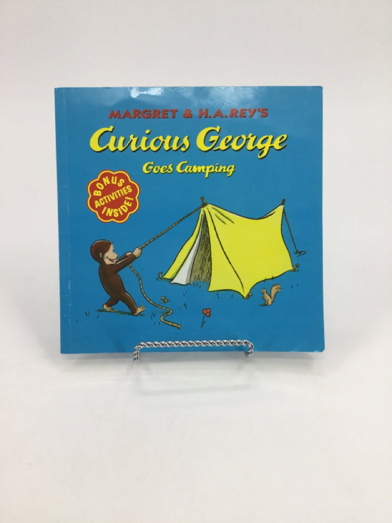 Curious George Goes Camping Paperback Book