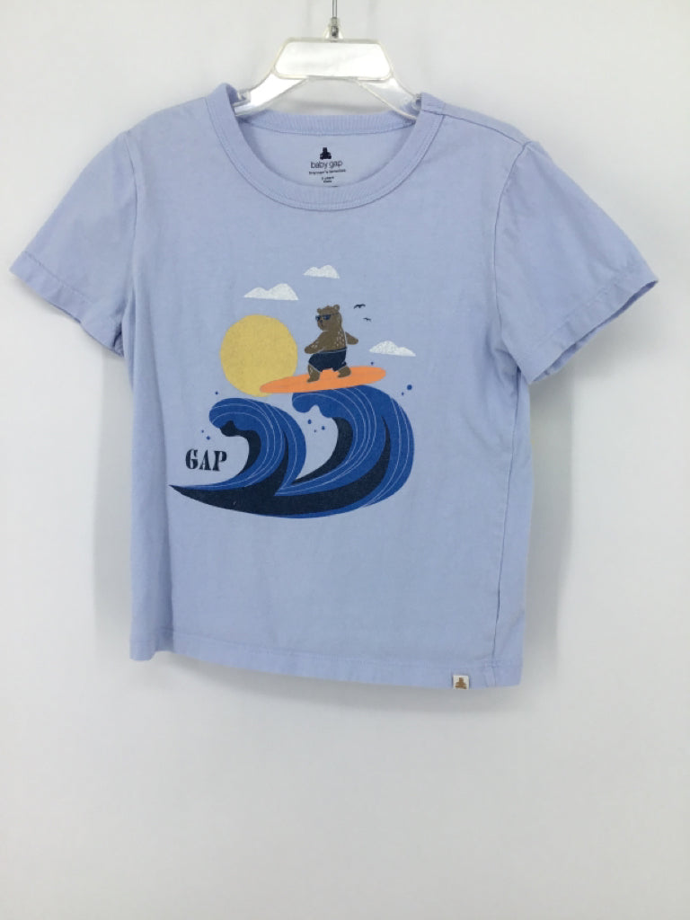 Baby Gap Child Size 5 Blue screen printed T-shirt - boys