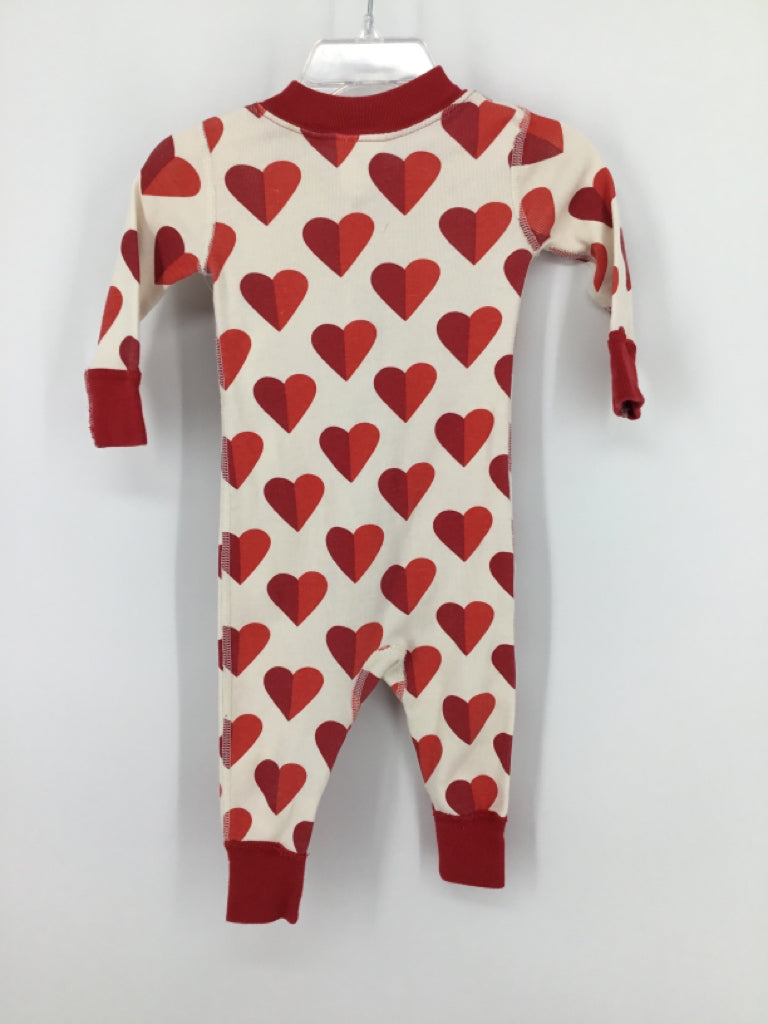 Hanna Andersson Child Size 3-6 Months Red Pajamas - girls