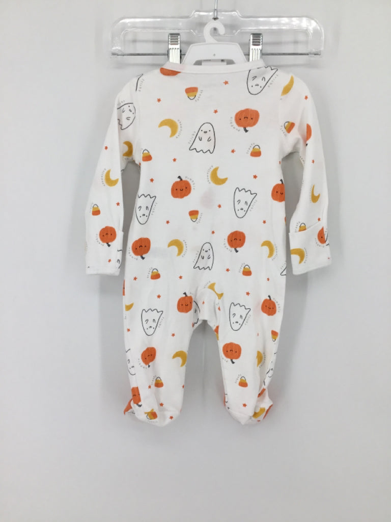 Just One You Made by Carters Child Size 3 Months Orange Halloween Sleeper