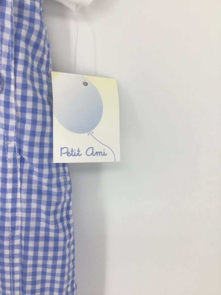 Petit Ami Child Size 3 Months Blue Thanksgiving Outfit