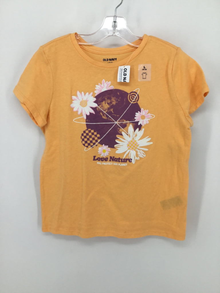 Old Navy Child Size 10 Orange T-shirt - girls