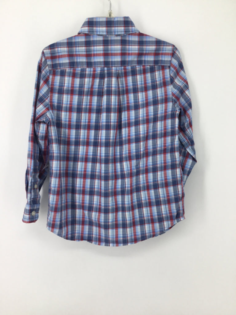 vineyard vines Child Size 4 Blue Plaid Shirt - boys